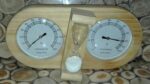 Thermo-Hygrometer with Sand Timer for Sauna – Heat, Humidity and Time in Harmony 🌡️💧⏳ - Image 3