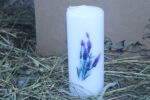 Dekoratīvā svece "Lavanda" – dabisks miers un relaksācija 🕯️💜 - Image 2