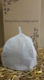 Lina cepure saunai un pirtij – dabiskam komfortam un aizsardzībai - Image 2