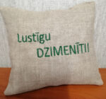 Aromatic pillow "Lustīgu DZIMENĪTI!" - Image 2