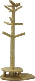 Solid Wood Coat Rack with Shoe Shelf – Order and Comfort in Your Hallway 🌿👞 - Image 2