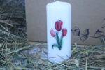 Dekoratiivne küünal „Tulbid“ – kevadine värskus ja harmoonia 🕯️🌷 - Pilt 2