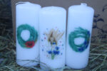 Decorative Candle "Poppy Wreath" – Nature's Warmth and Beauty for Your Home 🌺🕯️ - Image 3