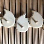 Wooden hanger 5 hooks