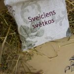 Aromatic pillow "Sveiciens svētkos"