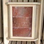 Corner protective grille for sauna lamp with Himalayan salt