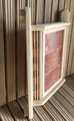 Corner protective grille for sauna lamp with Himalayan salt - Image 2