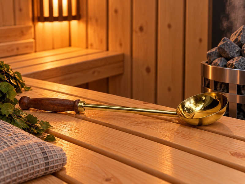 Kausins_pirtij_zeltits Roostevabast terasest saunakulp – praktiline abiline mõnusa sauna rütmi jaoks 💧♨️ - Pilt 1