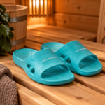 Шлёпанцы для бани “Florida 02 Turquoise” – яркий комфорт для бани, бассейна и отдыха 🩴💧