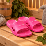 Saunasussid „Florida 03 Pink“ – särav mugavus sauna, basseini ja SPA jaoks 🩴🩷