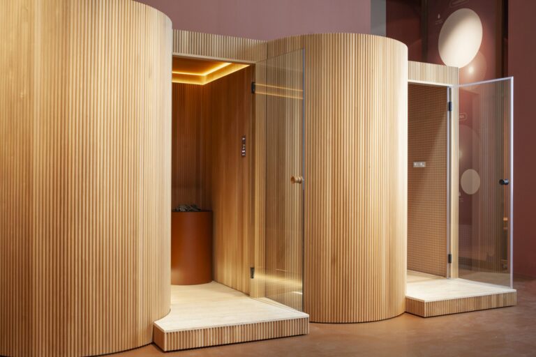 Baluar modulārā saunas un hamama sistēma, dizains Patricia Urquiola