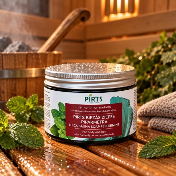 Thick Sauna Soap Peppermint – Refreshing Care for Body and Hair 🌿🫧